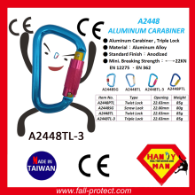 2017 Hochwertiger Kletter-Aluminium-Karabiner mit Ce-Zertifikat